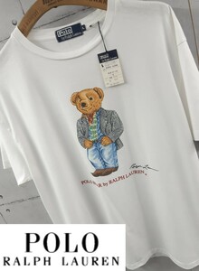 タグ完備 90s RALPH LAUREN ポロベア Tシャツ ナイガイ ラルフローレン ポロベアー L RALPHLAUREN