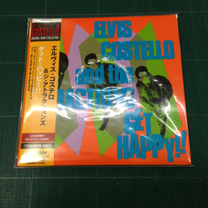 未開封新品 デッドストック エルヴィス・コステロ&ジ・アトラクションズ ゲット・ハッピー！！ VICP-62504 ELVIS COSTELLO GET HAPPY!!