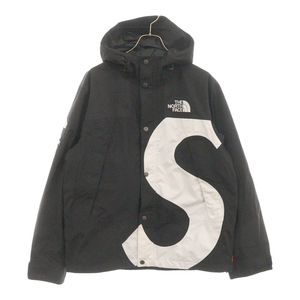 シュプリーム 20AW ×THE NORTH FACE S Logo Mountain Jacket ザノースフェイス Sロゴ マウンテン ナイロンジャケット ブラック NP62002I