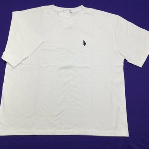 【送料無料】【新品】US.POLO.ASSN　メンズ半袖Tシャツ（コットン100％） 　LL　2L 　 ホワイト★22216