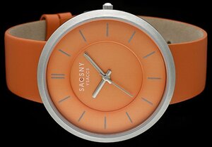 新品☆サクスニーイザック 腕時計 SY-15057-OR