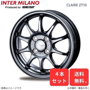 ホイール インターミラノ ノート E12 ニッサン 4本セット クレール ZT10 【14×5.5J 4-100 INSET38】