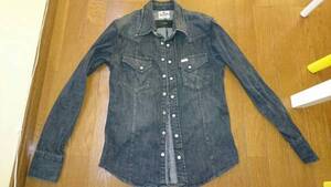 新品未使用 AKM×LEE stretch western deniim shirt