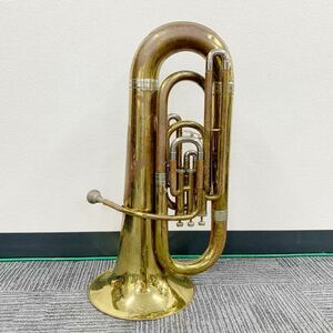 【Hb2】 Nikkan No20 ユーフォニアム 現状品 ニッカン 管楽器 マウスピース付き 1800-20