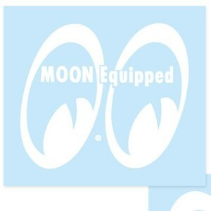 送料85円　MOON Equipped Eyeshape Die Cut ステッカー　MoonEyes　ムーンアイズ