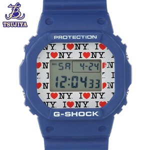 CASIO カシオ　G-SHOCK　DW5600BB　ニューヨーク　ネイビー系色　樹脂/クォーツ　メンズ・レディース　中古AB【辻屋質店W0365】