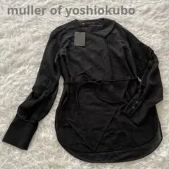 最終値下☆新品タグ付☆ muller レインジャージー　ブラウス ブラック