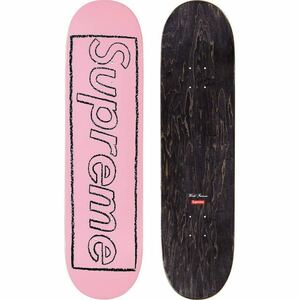 【新品】20AW ★Supreme シュプリーム ★ KAWS Chalk Logo Skateboard カウズチョークロゴスケートボード Pink ピンク デッキ 国内正規品