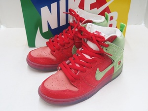 NIKE ナイキ CW7093-600 B DUNK HIGH Strawberry Cough スニーカー