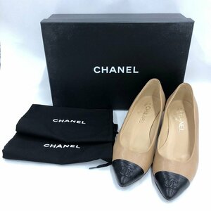 CHANEL シャネル パンプス ココマーク 36C 【CKAS9022】