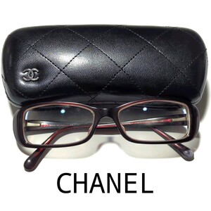 CHANEL シャネル メガネ 度入り ココマーク 3188-A ケース付き