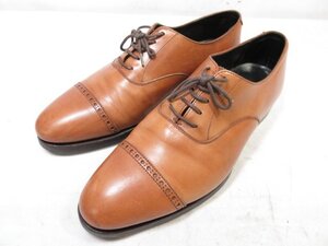 【クロケット&ジョーンズ CROCKETT&JONES】 トレーディングポスト別注 ARDEN アーデン 内羽根 シューズ 靴 (メンズ) 6.5E 茶 □30MZA6190□