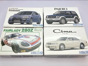 アオシマ 1/24 ミツビシ CZ4A ランサーエボリューション ファイナルエディション `15 他 まとめて ※まとめて取引・同梱不可 [50-2041]