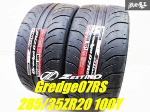 【新品即納 在庫有】 ZESTINO ゼスティノ Gredge07RS 285/35ZR20 100Y 285/35-20 20インチ スポーツ タイヤ 単体 2021年 2本価格 R35 GT-R