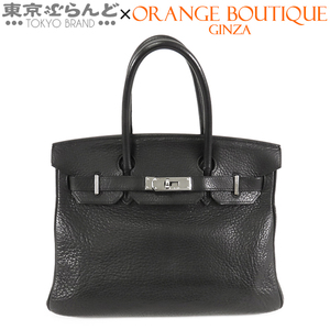 101770329 エルメス HERMES バーキン 30 □I刻印 ブラック 黒 シルバー金具 トリヨン ハンドバッグ レディース