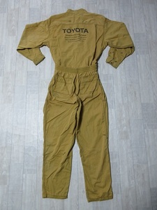 『 送料無料！』《 非売品！》貴重 ♪《旧モデル！》【 TOYOTA・トヨタ 】作業服！長袖メカニックツナギ・オールインワン・LL