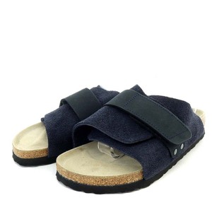 未使用品 ビルケンシュトック BIRKENSTOCK KYOTO コンフォートサンダル 24.0cm 紺 ネイビー /MF ■OS レディース