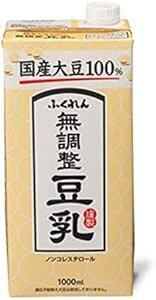 ふくれん 国産大豆無調整豆乳 1L ×6