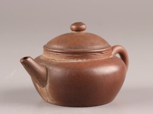 中国古玩 唐物 煎茶道具 朱泥 紫泥 紫砂壷 茶壷 急須 時代物 極上品 初だし品 D0078