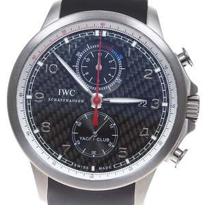 ジャンク IWC IWC SCHAFFHAUSEN IW390212 ポルトギーゼ ヨットクラブ ボルボ・オーシャンレース 自動巻き メンズ 保証書付き_842244