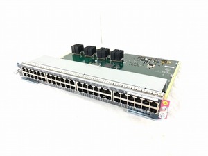 送料無料【米軍放出品】未使用品 CISCO 4500 ラインカード 48ポート WS-X648-RJ45-E Catalyst 4500Eシリーズ (100)☆CK13P