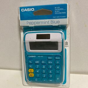 CASIO 電卓 ペッパーミントブルー MS-6VC-JBU-N