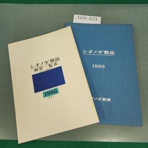 G04-033 シオノギ製品 