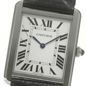 カルティエ CARTIER WSTA0028 タンクソロ LM クォーツ メンズ _841723