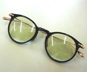 ★サングラス OLIVER PEOPLES MARETT BK オリバーピープルズ マレット ○○▽▽□□ ブラック×ゴールド ボストン 極美品★