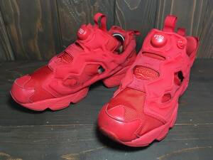 ★Reebok リーボック INSTAPUMP FURY ポンプ フューリー OG 赤×赤 26.5cm Used 検 ハイテク スニーカー