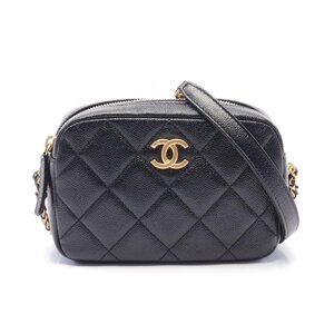 シャネル マトラッセ ブランドオフ CHANEL レザー ショルダーバッグ キャビア 中古 レディース