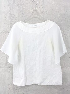 ◇ BEAUTY&YOUTH UNITED ARROWS ビューティアンドユース 切替 半袖 Tシャツ カットソー オフホワイト系 レディース