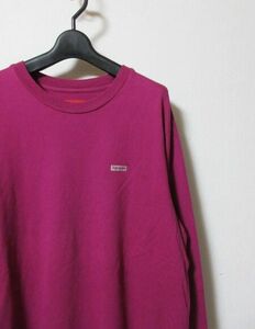 希少 Supreme シュプリーム Small Box Logo スモールボックスロゴ ロンT 長袖Tシャツ パープル 紫 S