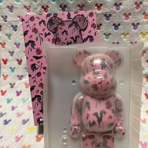 BE@RBRICK KIDILL × ERI WAKIYAMA BAT & ROSE 400％ Pink 未使用　MEDICOM TOY