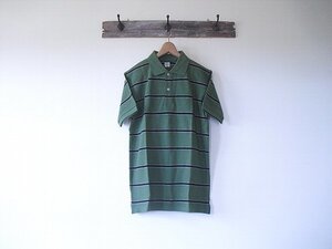 Moss Stitch Polo Shirt Border（WAREHOUSE）ウエアハウス　鹿の子　ポロシャツ　ボーダー　24番ムラ糸　＠M　絶版　デッドストック　新品