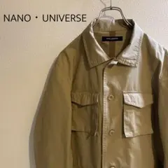 ナノユニヴァース nano universe コットンジャケット 春に最適 M