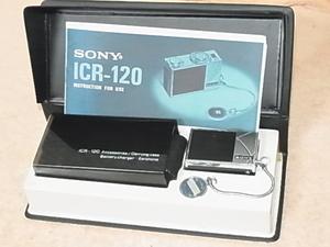  SONY【ICR-120 】 ヴィンテージ スピーカーで鳴る世界最小マッチ箱ラジオ ♪中古品 管理 22011885