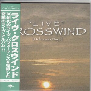 【希少】紙ジャケ CROSSWIND / LIVE（国内盤CD）