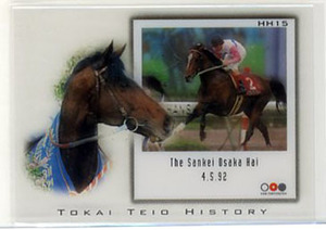 ★トウカイテイオー ＨＨ15 クリアカード 産経大阪杯 92.4.5 The Classic 1998 Road to The Winner 岡部幸雄 写真 画像 競馬カード 即決