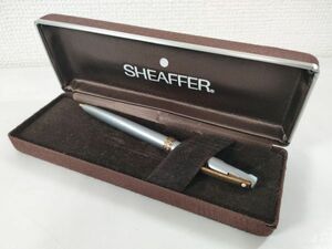 シェーファー 620 X ボールペン メカニカル シルバーゴールド カラー ケース付 ジャンク SHEAFFER★レディ 筆記 用具【中古】5340G