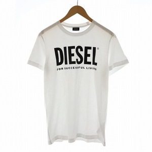 ディーゼル DIESEL T-DIEGO-LOGO Tシャツ カットソー 半袖 ロゴプリント L 白 ホワイト /NQ メンズ