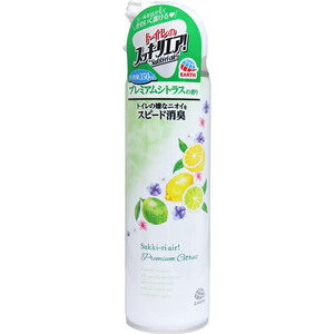 【まとめ買う】トイレのスッキーリエア！ Sukki-ri air! スプレー プレミアムシトラスの香り 350mL×7個セット