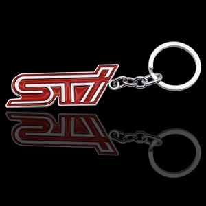 【ゆうパケット送料込】STI キーホルダー　横６cm×縦2.5cm　スバル SUBARU　