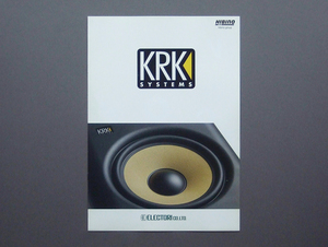 【カタログのみ】KRK SYSTEMS 2020.06 検 V Series 4 パワードリファレンスモニター ROKIT G4 Subwoofers KNS Headphones スピーカー