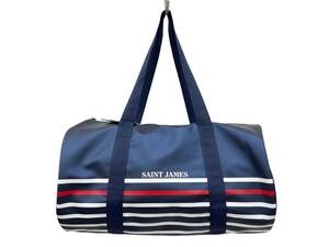 SAINT JAMES (セントジェームス) Sac Bowling Sport ミニボストンバッグ ボーダー SJ1418 RN130787 CA54397 ネイビー レディース/028