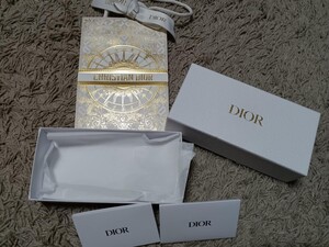 DIOR サングラス空箱、紙袋、パンフレット付き　ディオール クリスチャンディオール 空箱