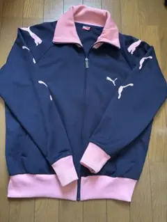 Puma ジャージ上下セット ネイビー/ピンク　S 中古品