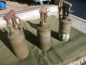 米軍実物 Decontaminating Apparatus DS2 ボトル 消火器 3本セット