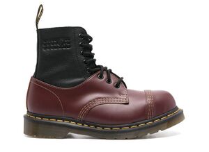 MM6 Maison Margiela Dr.Martens Color Block Ankle Boot "Burgundy/Black" 28.5cm S66WU0125P8029