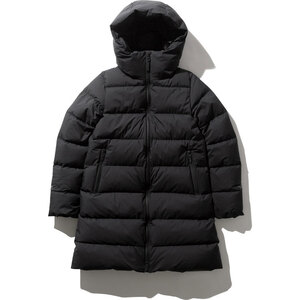 THE NORTH FACE ダウンシェルコート (ノースフェイス) ロングダウン S ブラック BEAUTY & YOUTH UNITED ARROWS ユナイテッドアローズ 美品